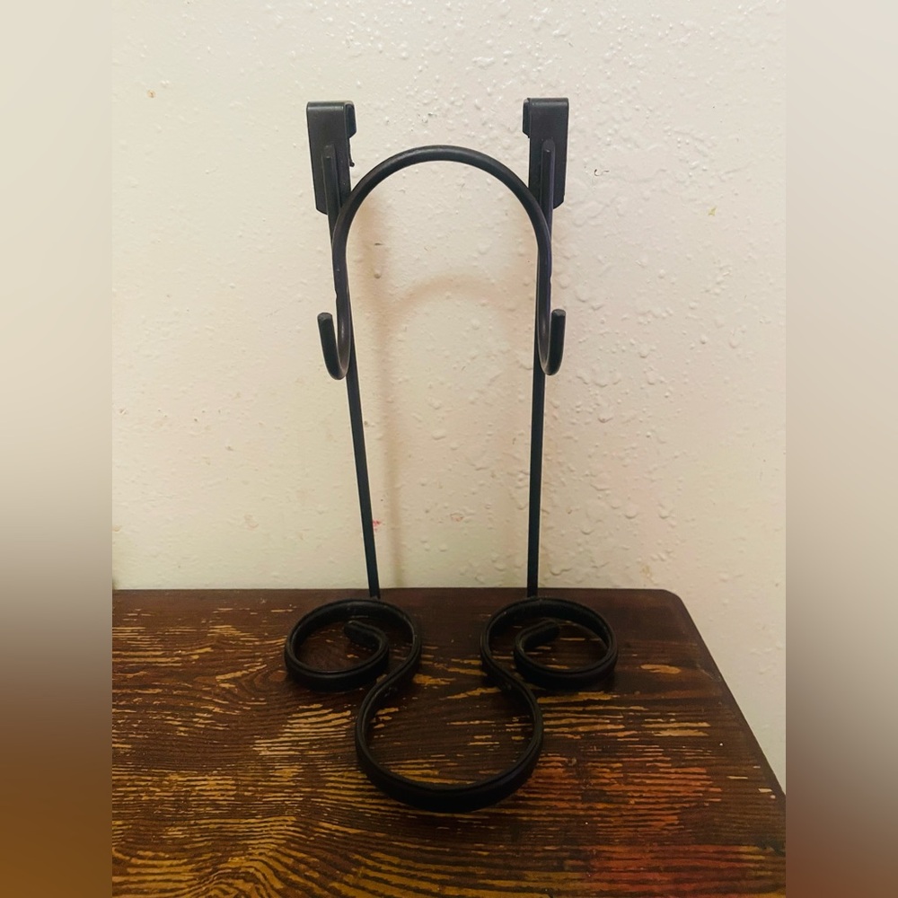Conair Cast Iron Over The Cabinet Hair Tool Organizer Hair Dryer Holder 10x6”